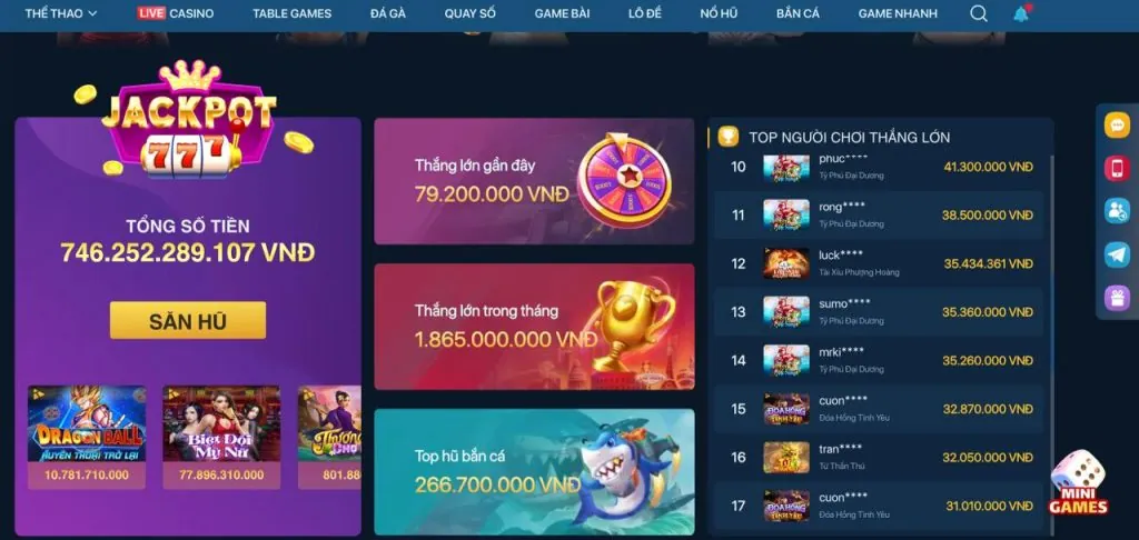 Giao diện người dùng (UI/UX) nâng cao của Game Nhất VIP