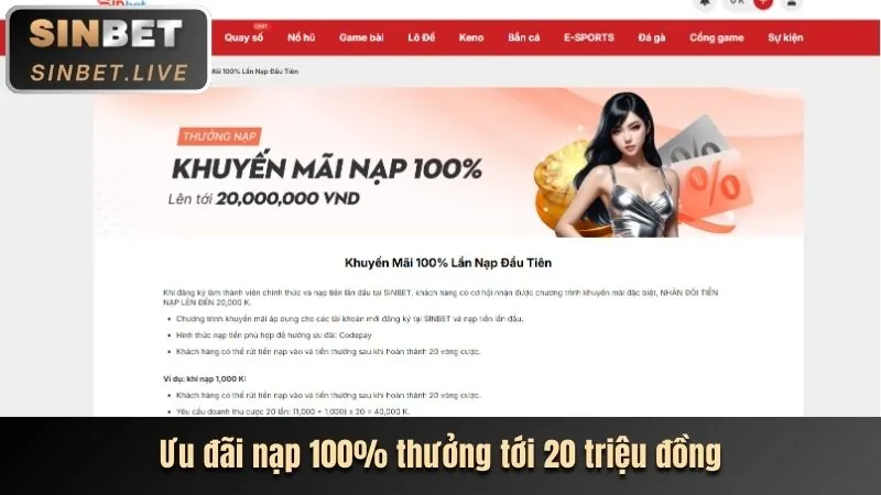 Truy cập trang web chính thức của game nhất vip